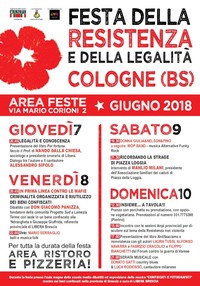 Festa della Resistenza e della Legalità - Cologne (Brescia)