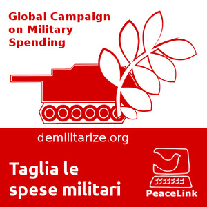 Ti invitiamo a partecipare alla GCOMS (Global Campaign on Military Spending). Lo scopo della campagna è quello di spingere i governi (compreso quello italiano) a investire denaro nel settore della salute, dell'istruzione, dell'occupazione e del cambiamento climatico piuttosto che in quello militare. 