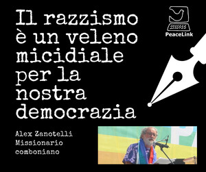 Padre Alex Zanotelli contro il razzismo: «I nostri nipoti diranno di noi quello che noi diciamo dei nazisti. Come cristiani non possiamo rimanere in silenzio davanti a questo genocidio che avviene sotto i nostri occhi: sono i nuovi crocifissi della storia». 