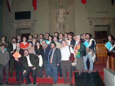 Foto Promotori RID Aula Giulio Cesare 19 marzo 2004