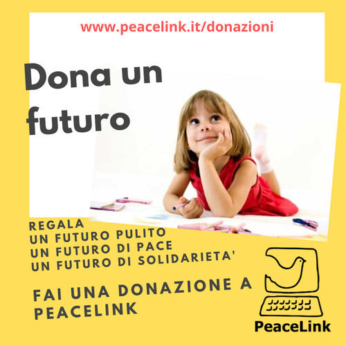 Per Natale puoi fare una donazione a PeaceLink cliccando qui