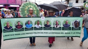 Manifestazione per la libertà dei difensori dell’ambiente di Guapinol