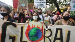 Manifestanti per la giustizia climatica
