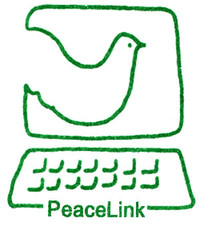 Il primo logo di PeaceLink