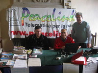 Marino Marinelli, Alessandro Marescotti, Roberto Del Bianco, tre fra i primi attivisti di PeaceLink