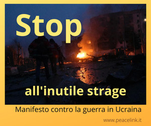 Manifesto contro la guerra in Ucraina