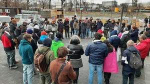 La Carovana della Pace è giunta in Ucraina, a Leopoli, per la consegna degli aiuti umanitari.