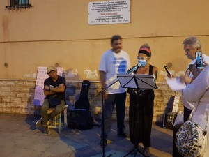 Recital civile nel quartiere Tamburi, 26 luglio 2022