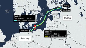 I gasdotti  Nord Stream 1 e 2