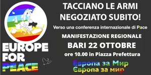 Corteo per la pace del 22 ottobre 2022 a Bari