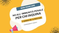 Anche i pazienti onco-ematologici e le famiglie dicono no all'immunità penale per chi inquina