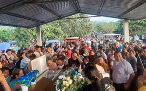 Funerali dei dirigenti uccisi a Guapinol (Foto Guapinol Resiste)