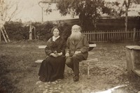 L'anarchico russo Pëtr Alekseevič Kropotkin con la moglie
