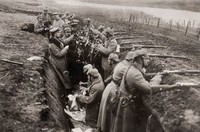 Prima guerra mondiale, soldati in trincea
