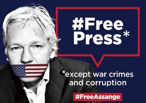 Free Press... except for war crimes and corruption #FreeAssange