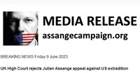 L'Alta Corte britannica respinge l'appello di Julian Assange contro l'estradizione negli Stati Uniti