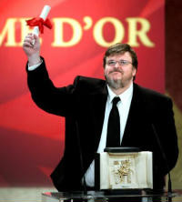 Il regista Michael Moore
