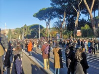 Roma 25 novembre 2023, manifestazione contro la violenza sulle donne
