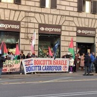 Seconda giornata di presidi per boicottare Carrefour e l’economia israeliana