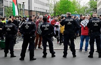Repressione della solidarietà con la Palestina in Germania: la polizia interrompe il Palaestina Kongress