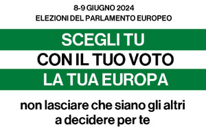 il tuo voto per le elezioni europee