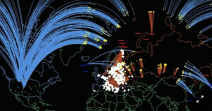 Scenario di guerra nucleare simulata al computer