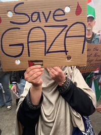 "Save Gaza", Manifestazione ad Amsterdam, 29 settembre 2024