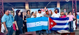 Manifestazione Associazione Honduras-Cuba