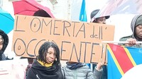 A Milano manifestazione per il Congo (9.2.2023)