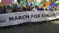 In piazza per un'Europa libera e unita