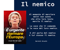 I sostenitori del riarmo e quelli della pace si sono dati appuntamento in piazza in nome dell'Europa