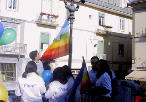 Bandiere di pace, Somma Vesuviana (Napoli). 