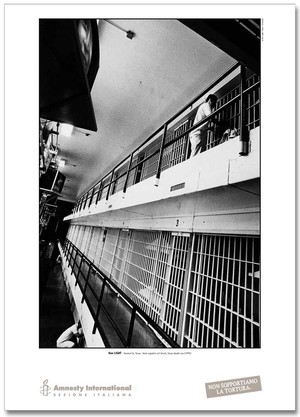 Prigione interno, Ken Light Huntsville, Texas: celle di lavoro all’interno del braccio della morte