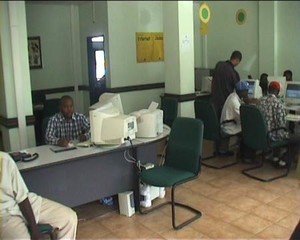 Un Internet Cafè in Mozambico
