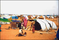 Campo profughi in Darfur
