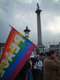 Manifestazione del Forum sociale europeo di Londra, 17 ottobre 2004