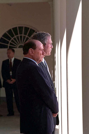 Berlusconi e Bush