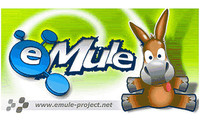 Il logo di E-Mule, un software di file sharing