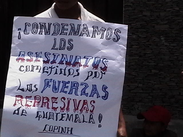 manifestazione ambasciata guatemala