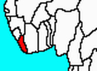 La Liberia è nell'Ovest dell'Africa, affacciata sull'Oceano Atlantico