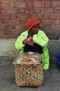 la venditrice di pane