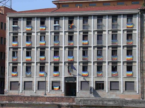 Un edificio della Scuola Normale Superiore, sul lungarno a Pisa. Paolo