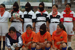 la squadra di calcio zapatista