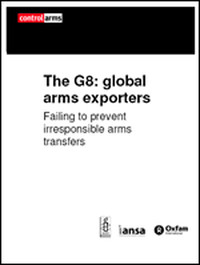 Le esportazioni di armi dei paesi del G8 alimentano la povertà e gli abusi dei diritti umani