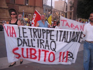 Partecipa il Comitato Nazionale per il ritiro delle truppe italiane dall'Iraq