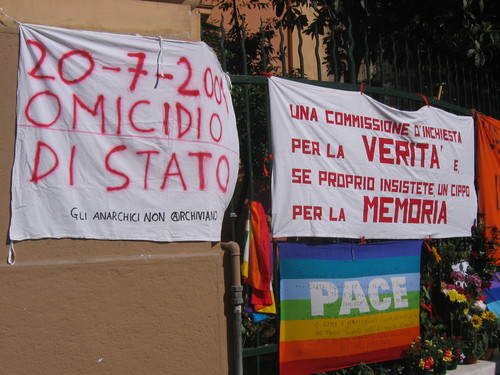 Piazza Alimonda, 20 luglio 2005.