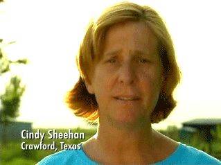 Cindy Sheehan, la mamma antiguerra che ha assediato Bush durante le sue vacanze estive (agosto 2005)