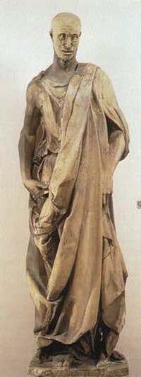 Firenze, Opera del Duomo: Il profeta Abacuc detto lo Zuccone -  Donatello.