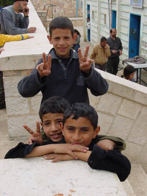 Ramallah, festa dei bambini palestinesi figli dei prigionieri