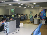 Informatici al lavoro in un lavoratorio del C4i
